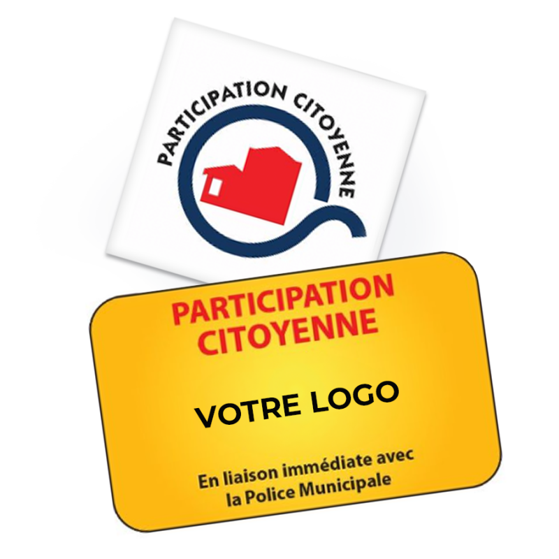 Panneau de protection personnalisé - Participation citoyenne en liaison avec la police municipale et la gendarmerie nationale_0