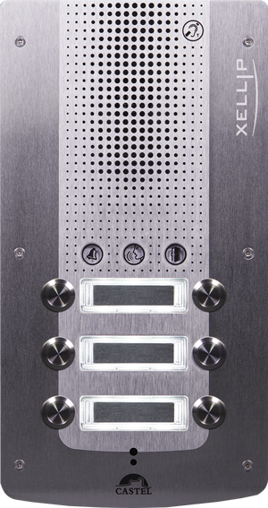 Portier audio Full IP/SIP avec 6 boutons d'appel conforme loi Handicap - XE AUDIO 6B_0