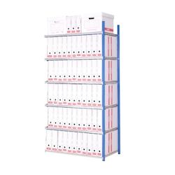 Rayonnage tubulaire AXEL 6 niveaux - Elément suivant 70 x 100 x 200cm PROVOST - bleu acier 340041172_0