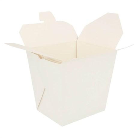 RÉCIPIENT MICRO-ONDABLE 960 ML 330 + 18PE G/M² 9X7.5 CM CARTON BLANC (VENDU PAR 450)