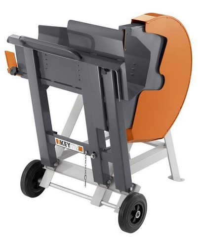 Scie à bûches électrique - Lame carbure Ø450 mm - 2200W - Chevalet acier robuste et ergonomique_0