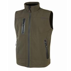 U-Power - Gilet de travail sans manches vert foncé UNIVERSE Vert Foncé Taille M - M vert 8033546465479_0