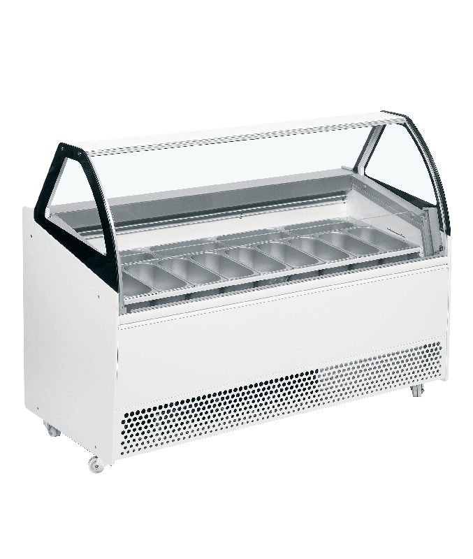 Vitrine ventilée pour glace en bac TEFCOLD BERMUDA VIEW RV13_0