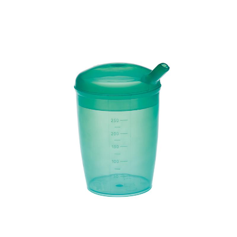 GOBELET ROND VERT PLASTIQUE Ø 7,8 CM 11,5 CM GILAC