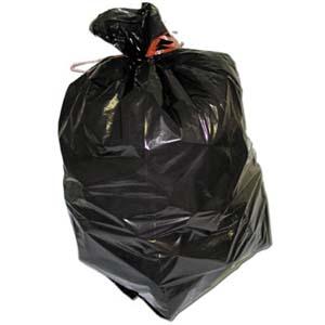 10 SACS POUBELLES 130 LITRES NOIRS 75 Μ