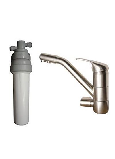 3025R3VBS - Purificateur d'eau Doulton ECOFAST sous évier avec robinet mitigeur 3 voies inox satiné - 4 étapes de filtration_0
