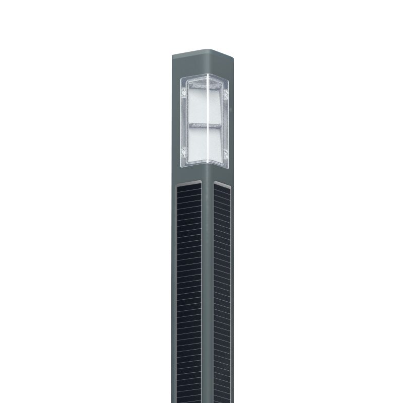 Akkor 2.6 - Matériel d'éclairage public solaire - Novea Energies - Hauteur de feu standard 6 m - Panneau solaire 200 Wc - Batterie Lithium Fer Phosphate_0