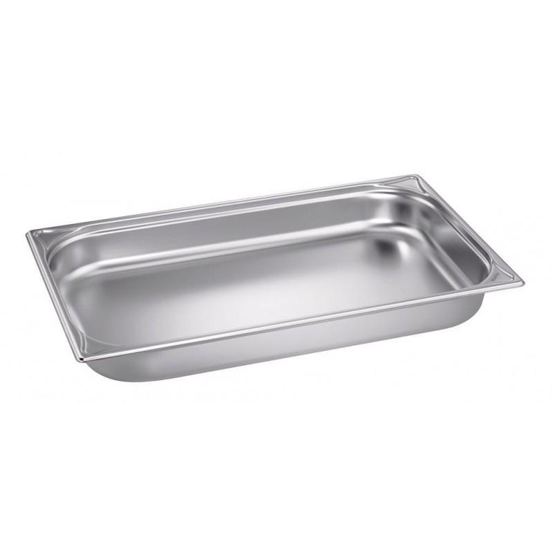 BAC GN BLANCO EN ACIER INOXYDABLE GN 1/1 - 55 MM, CAPACITÉ : 7,2 LITRES