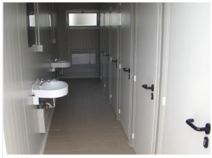 Bloc  sanitaire modulaire raccordable aux réseaux d'alimentation et d'évacuation - MODULO SOLUTIONS_0