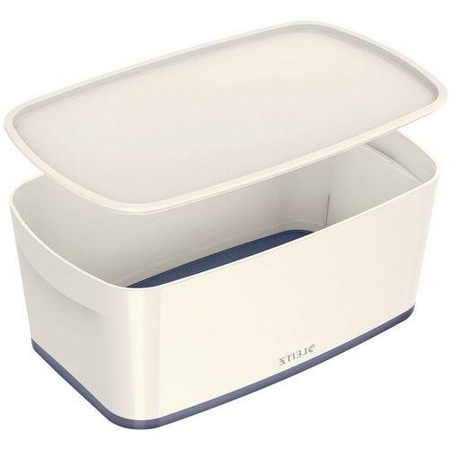 BOITES MYBOX PETIT AVEC COUVERCLE BLANC / GRIS - LEITZ