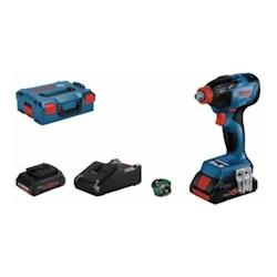 Boulonneuse 2 EN 1 Bosch Professional GDX 18V-210 C (210 Nm, 0-3400 cps/min) 2 batt ProCORE18V 4.0Ah +chargeur+L-BOXX -06019J020 BOSCH PROFESSIONAL -_0