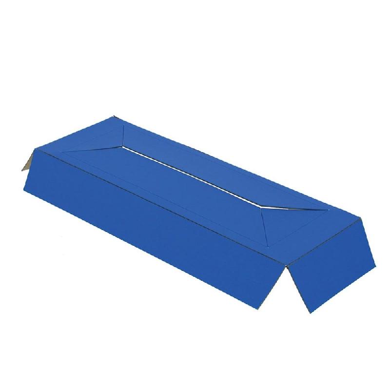 Calage pour corbeille 33x20x7cm carton bleu vide de 19,5x8,5cm- par 360_0