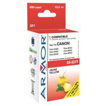 CARTOUCHE OWA COMPATIBLE CANON CLI521 JAUNE  POUR IMPRIMANTE JET D'ENCRE