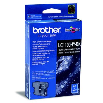 Cartouche Brother LC1100HYBK noir pour imprimantes jet d'encre_0
