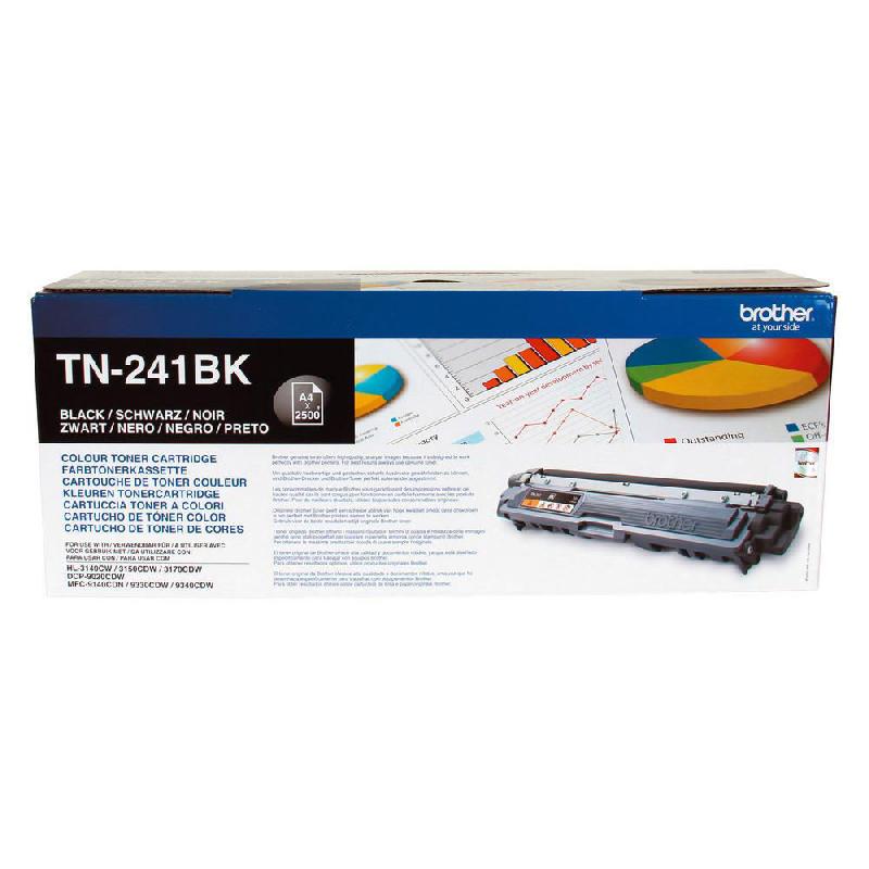 CARTOUCHE LASER BROTHER TN241BK - NOIR - 2500 PAGES