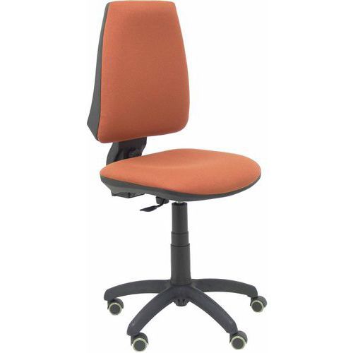 CHAISE ELCHE CP - ROUE PARQUET - MARRON