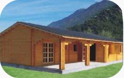 Chalet bois en kit Garonne 131m2 - Réf : CHALET GARONNE 131M2 - Livraison maxi 4 à 5 semaines_0