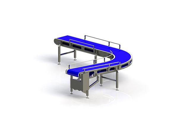 Convoyeur pour bacs en inox - Système de convoyage automatisé pour industries agroalimentaires_0