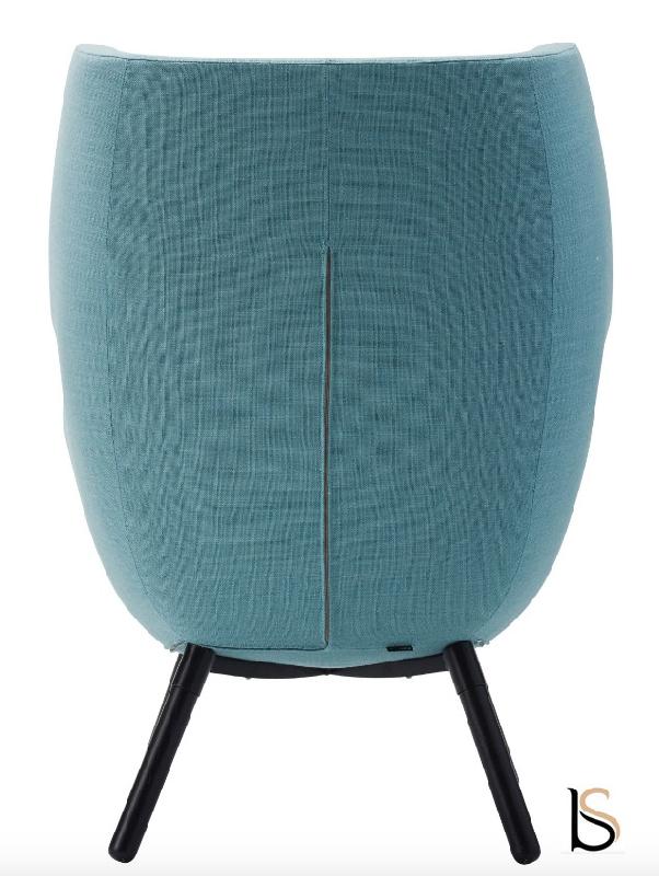 Fauteuil Moai - Softline - Feld Bleu clair_0