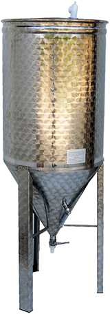 Fermenteur de bière pour micro-brasserie en INOX 304 - 60 à 300 litres avec fond conique 60°_0