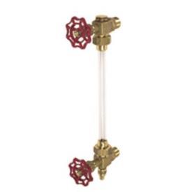 Garniture mécanique de niveau en laiton avec robinet pour tube - Réf : 753G_0