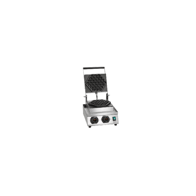 Gaufrier inox simple gaufre bubble (L)207 x (P)176 mm, 1500 W, 220 V - MONO_0