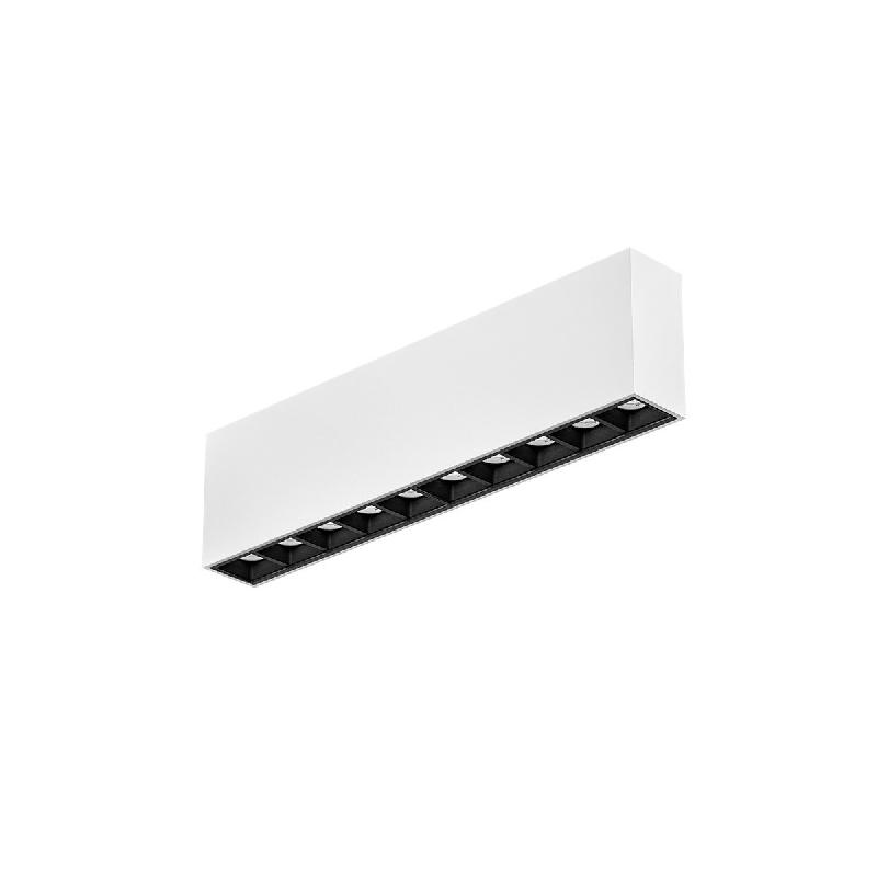 Gea Luce Plafonnier 5 Ou 10 Points Lumineux 20W 1600Lm 3000K Blanc Satiné - Optique Antiéblouissante, Structure Aluminium - Gealuce - GFA1432C_0