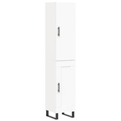 HELLOSHOP26 - Buffet bahut commode armoire meuble de rangement organisateur cuisine salle de séjour salon haut 34,5 x 34 x 180 cm bois d'ingénierie_0