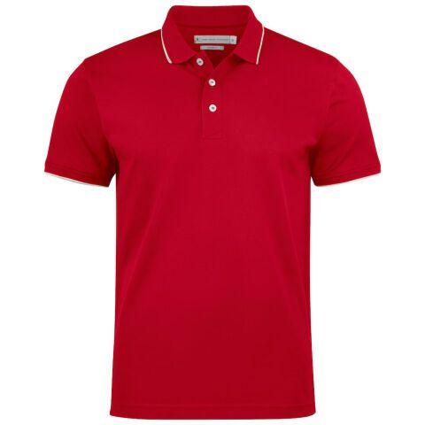 JAMES HARVEST POLO GREENVILLE COUPE SLIM ROUGE - TAILLE XXL