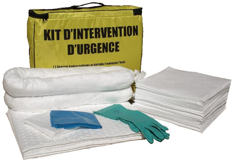Kit absorbant pour hydrocarbures - volume 50 l - sac nylon résistant et étanche_0