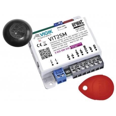 KIT CONTRÔLE D'ACCÈS POUR RÉSIDENCE VIA MICRO-CENTRALE AUTONOME VIGIK - URMET VIT25M