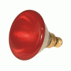 LAMPE INFRAROUGE ECONOMIQUE 100 WATT ROUGE