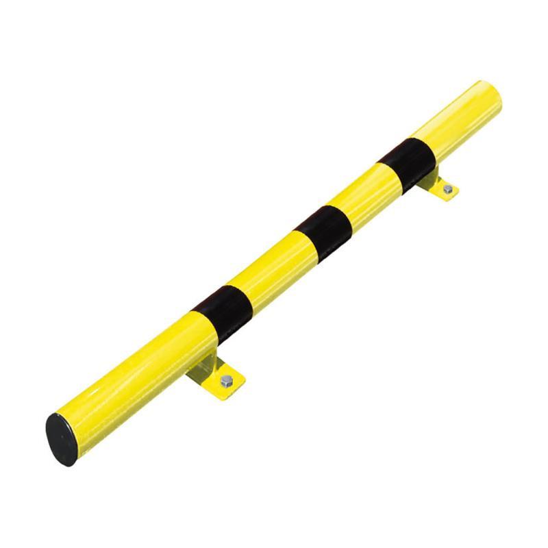 Lisse de protection au sol - glissières en acier pour allées de rayonnages - diamètre 76 mm_0