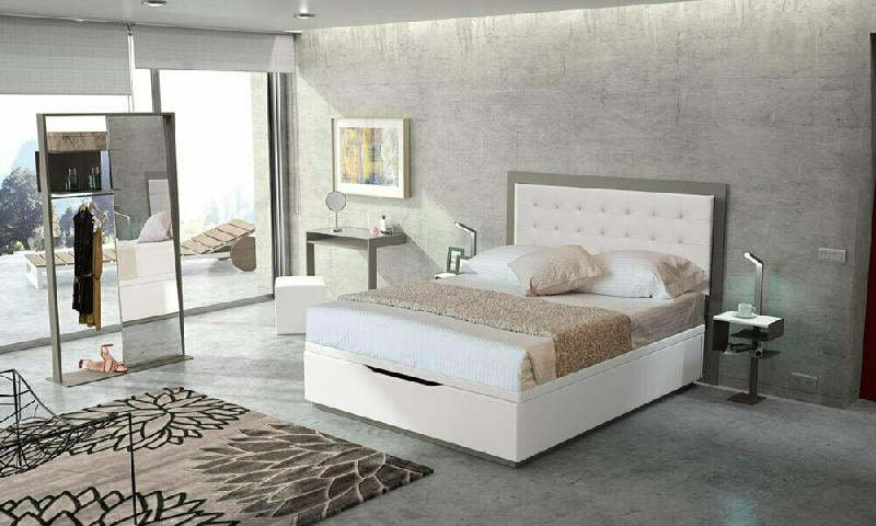 LIT BRIO LUXE  CHOCOLAT ET TAUPE 140X200 CM