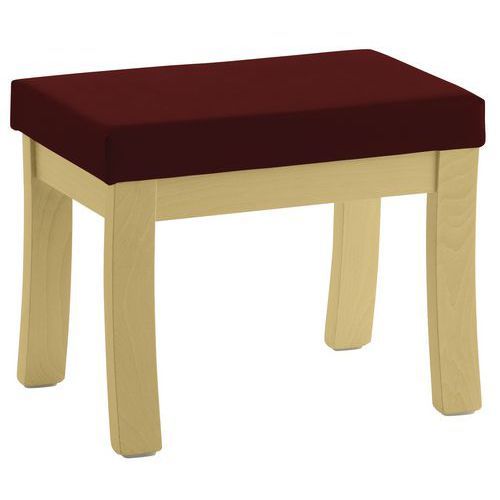 LOT DE 2 POUF MULTIFONCTION HÊTRE / MORGON