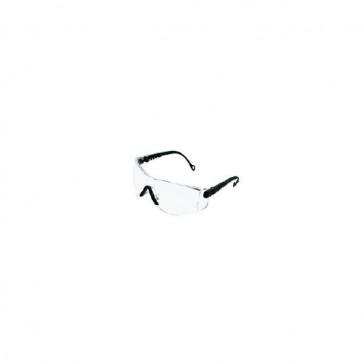 Lunette de chantier noire Optema - oculaire incolore - protection latérale et anti-rayures_0