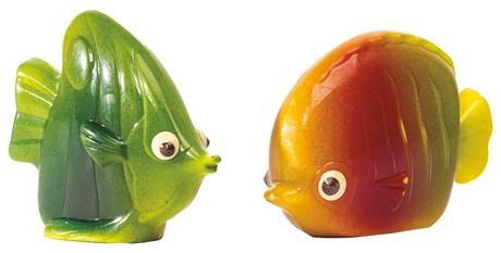 MATFER - PLAQUE 2 POISSONS EXOTIQUES - 380223