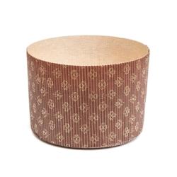 Moule Panettone Rigide en papier Ø135 H95 x75 JORIDEAL - beige papier 3519401251142_0