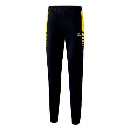 PANTALON DE SURVÊTEMENT FEMME - ERIMA - WORKER SIX WINGS NOIR/JAUNE
