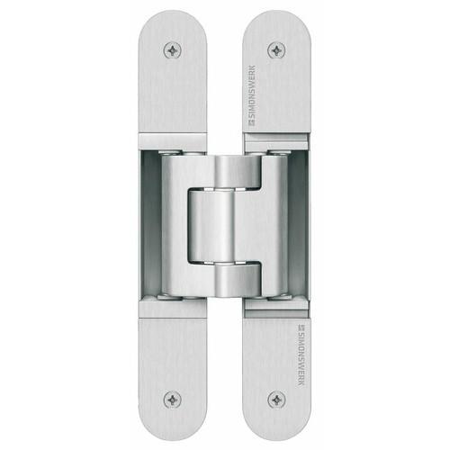 PAUMELLE INVISIBLE - PORTE LOURDE - 155 MM - NOIR MAT - TECTUS 3DN SIMONSWERK