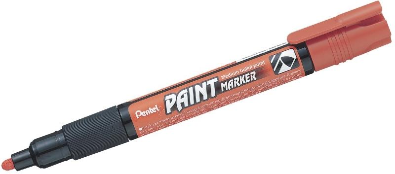 Pentel Paint Marker Marqueur peinture couvrante à Pointe conique moyenne Orange - orange plastique MMP20-FO_0