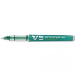 PILOT STYLO ROLLER BEGREEN RECHARGEABLE, POINTE TUBULAIRE 0,5 MM ENCRE LIQUIDE VERTE HI-TECPOINT