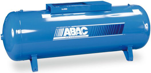 Réservoir d'air horizontal - abac - 100 l avec plateau, peint, sans accessoire_0