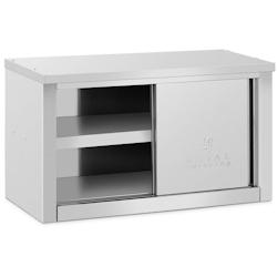 Royal Catering - Royal Catering Armoire Murale en INOX avec Portes Coulissantes - pour Cuisine 900 x 400 x 500 mm - Capacité de Charge 60 kg - argent_0