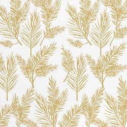 Serviettes celeste 40x40cm plumes de pin or fond blanc (256 unités) MESA BELLA - blanc papier 3701168964322_0