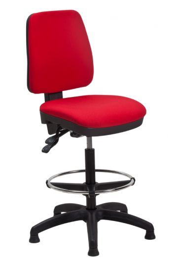 Siège laboratoire - revêtement antibactérien - réglable de 56 à 82 cm - norme EN1335 type A - garantie 5 ans_0