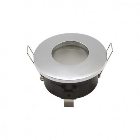 Support de spot bbc rond chrome etanche bbc ip 65 82mm_0