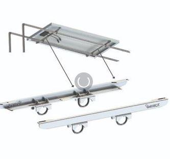 Support nautisme pour portique - panneau solaire 150W - inox 316L - Uniteck_0