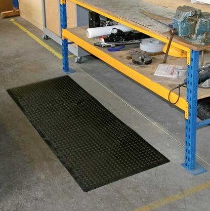 Tapis antifatigue connectable MBK82 - 100% caoutchouc naturel - Bords biseautés et design ergonomique_0