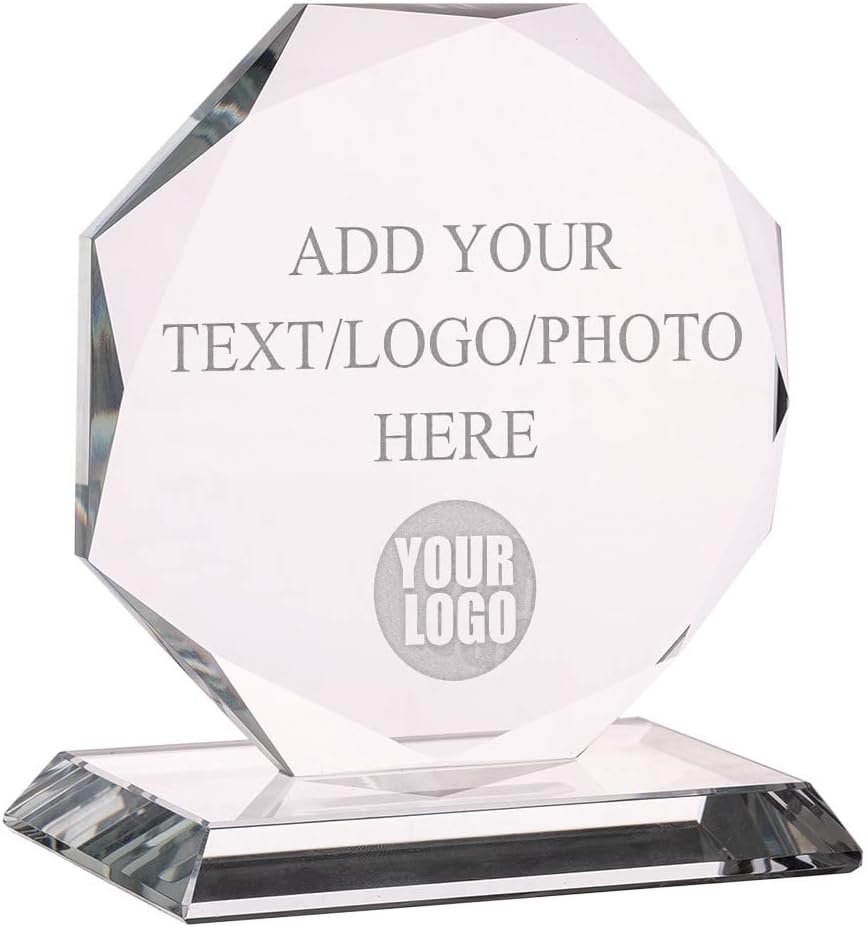 Trophée personnalisé - Verre, Acrylique, Bois, Métal avec Socle - Gravure et Inscriptions_0